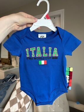 Italia FIFA World Cup Blue Baby One-Piece